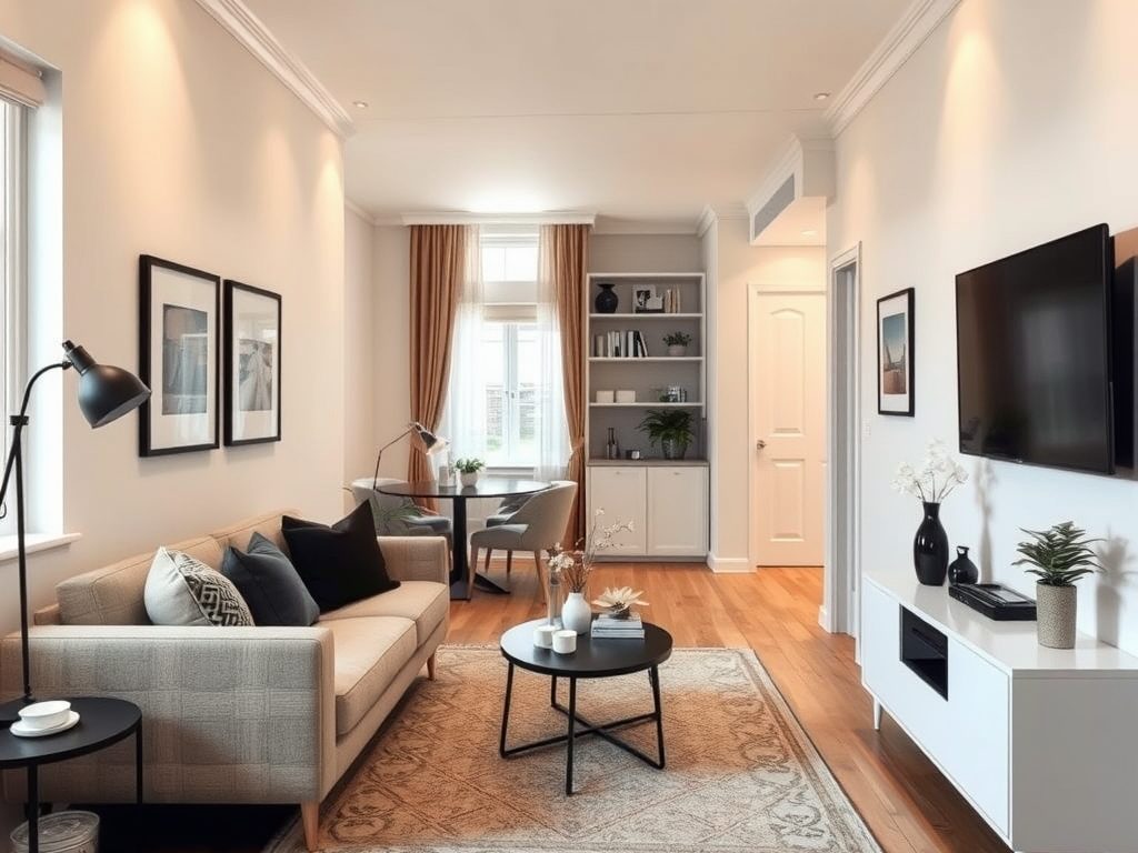 Wąski salon: jak ustawić meble, by uniknąć efektu tunelu i zyskać funkcjonalną przestrzeń