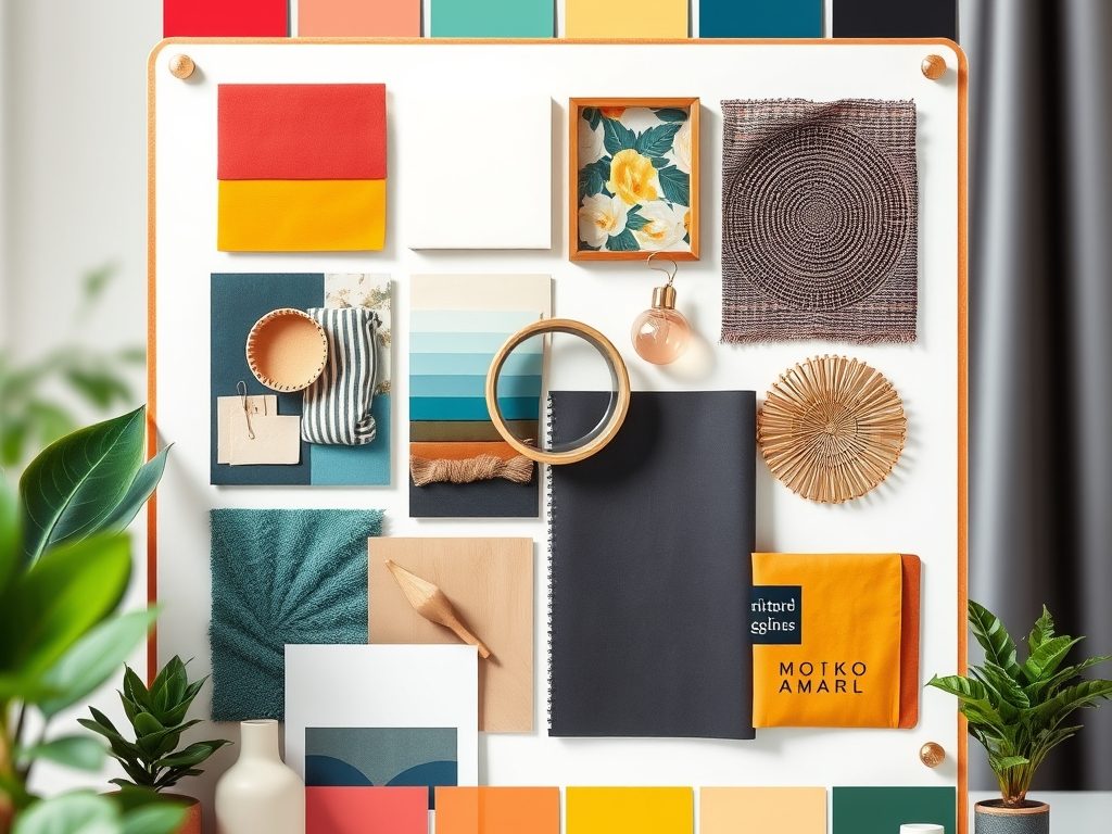 Moodboard wnętrza krok po kroku: jak stworzyć spójną tablicę inspiracji i uniknąć typowych błędów