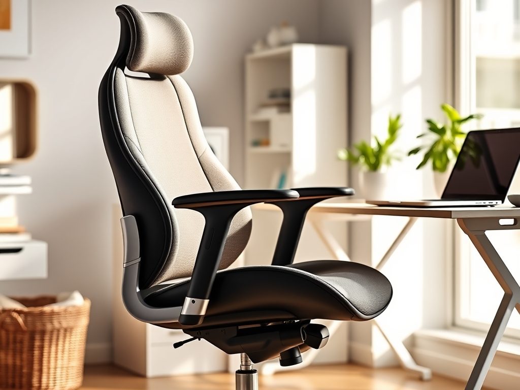 Ergonomia krzesła do pracy w domu: kluczowe elementy dla zdrowej i wygodnej postawy przez długie godziny siedzenia