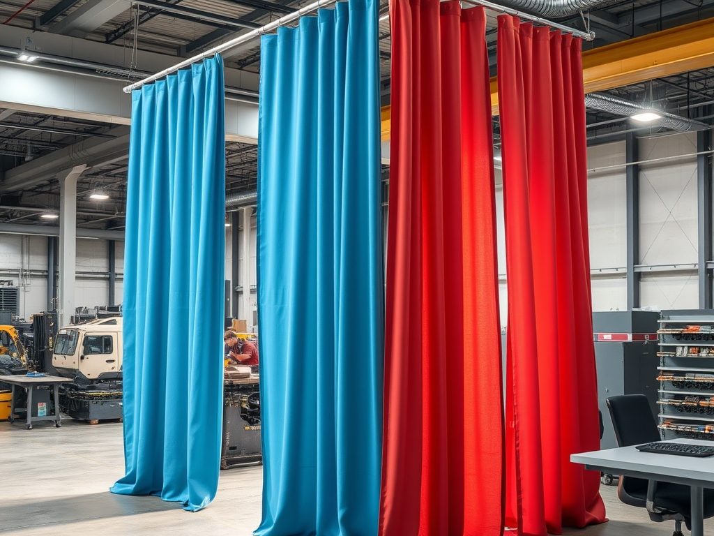 Zasłony do wydzielania stref: jak skutecznie oddzielić przestrzenie i ograniczyć hałas oraz straty ciepła